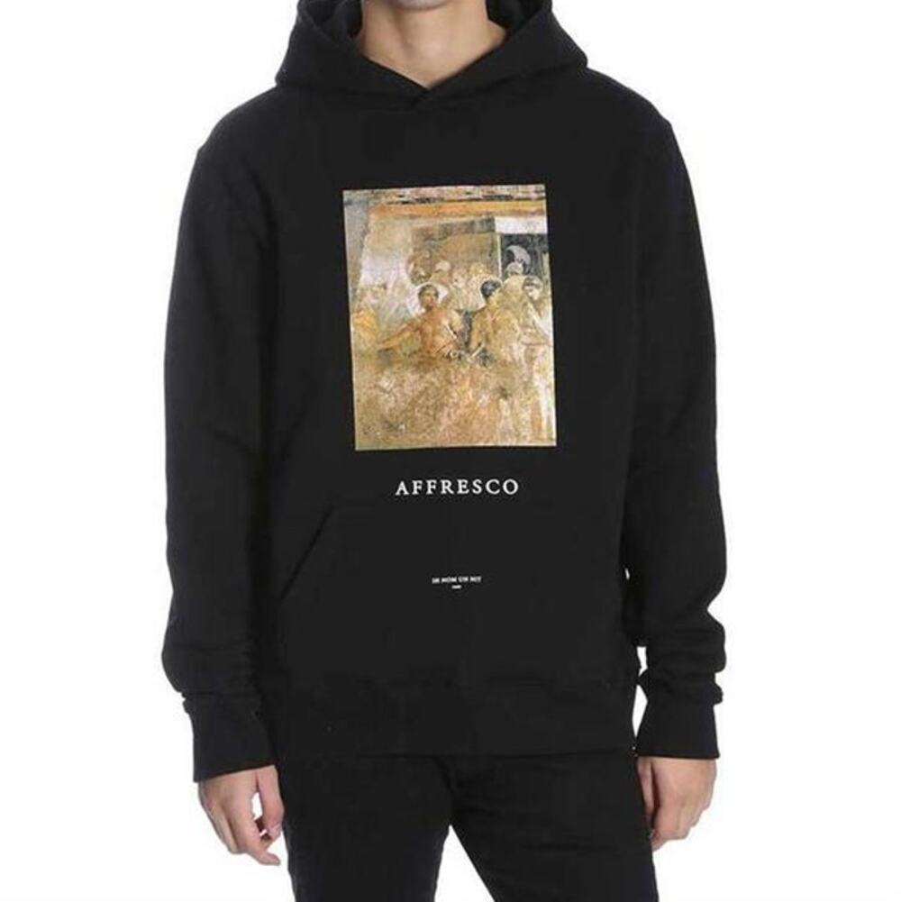 IH NOM UH NIT Affresco Hoodie Black Sz L $455 {262}